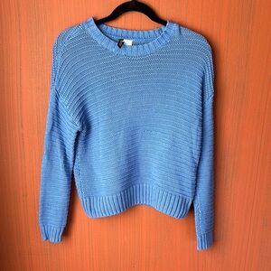 NWOT Divided Blue knit Sweater XS